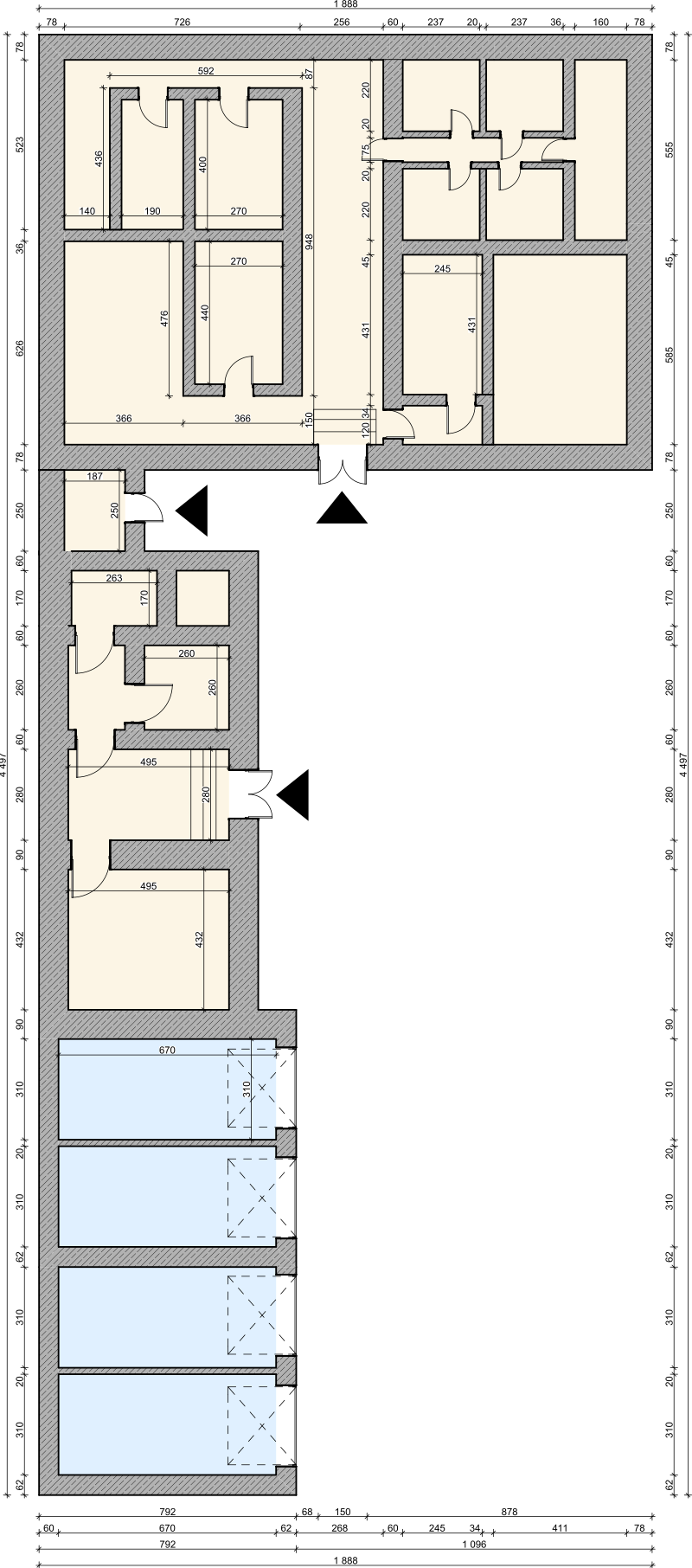 Plan piwnicy