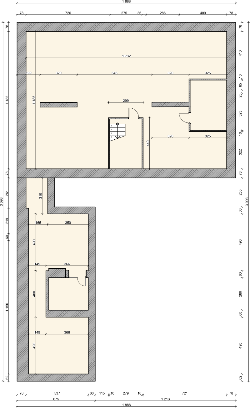 Plan strychu